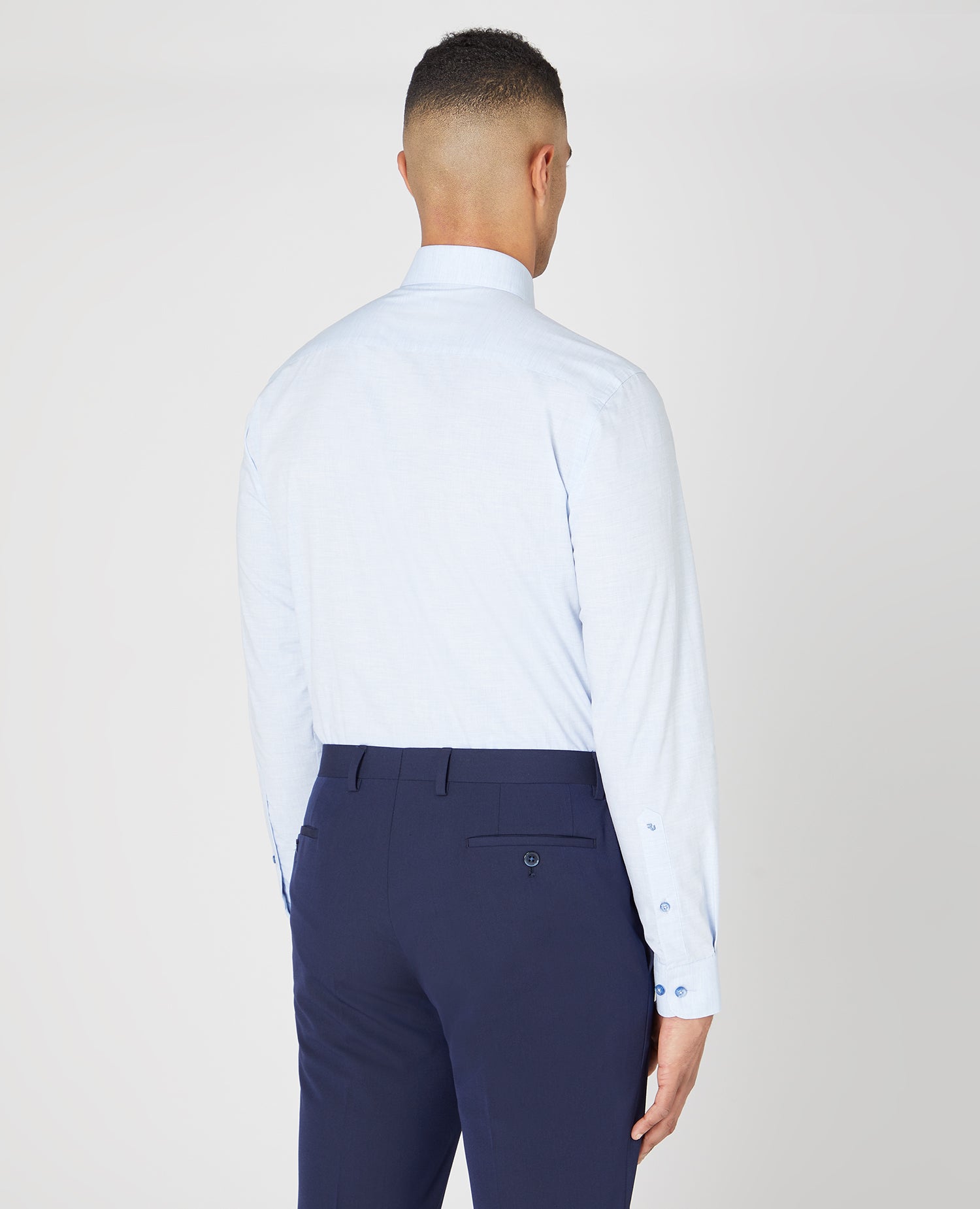 Tapered Fit Cotton Shirt