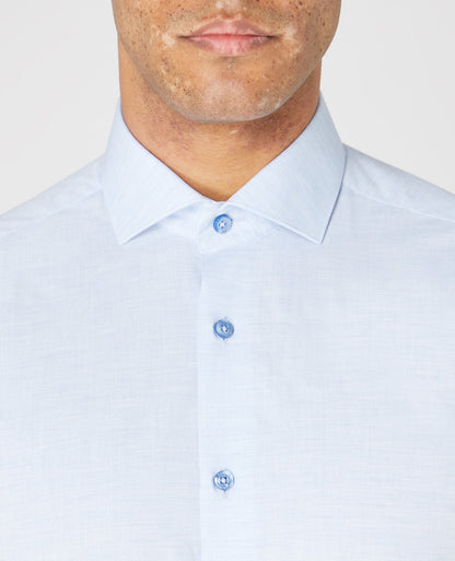 Tapered Fit Cotton Shirt