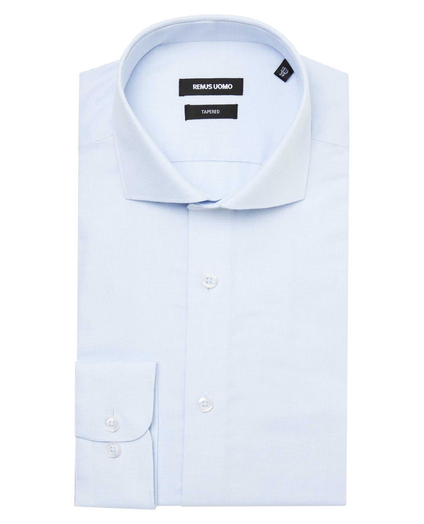 Tapered Fit French Front Cotton Shirt