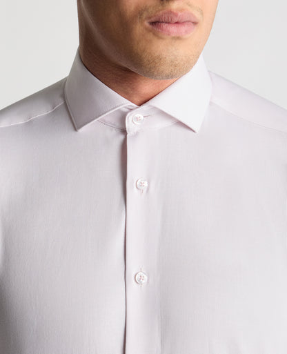 Tapered Fit French Front Cotton Shirt