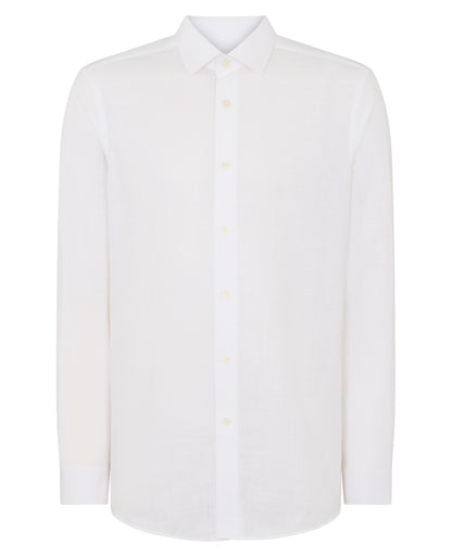 Man wearing a White formal shirt