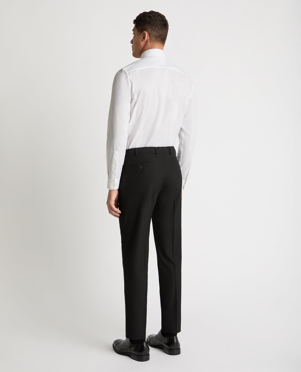 Man wearing a White formal shirt