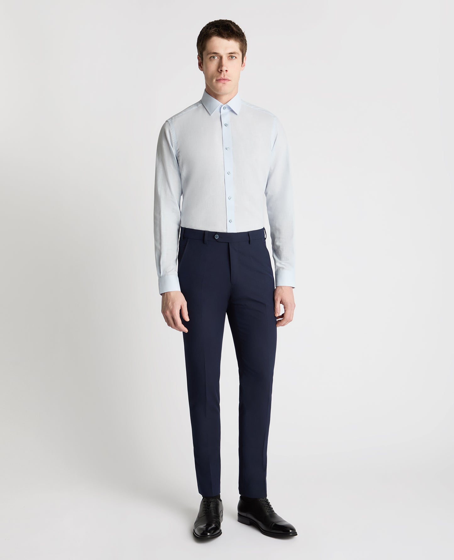 Tapered Fit Pure Cotton Shirt