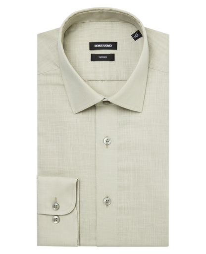 Tapered Fit Pure Cotton Shirt