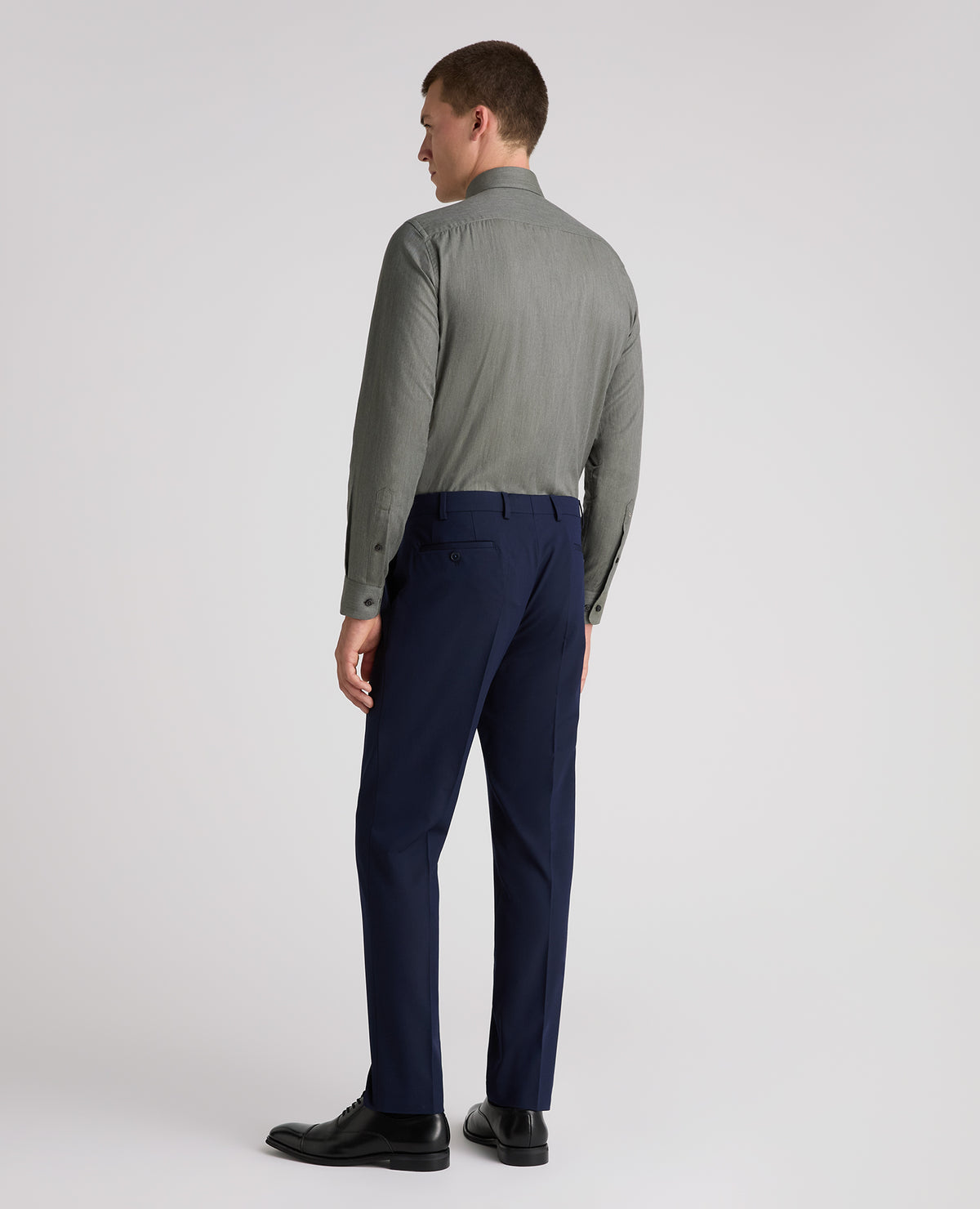 Green Tapered Fit Cotton Shirt