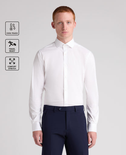 White Performance Stretch Shirt