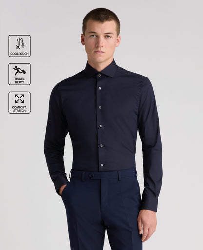 Navy Performance Stretch Shirt