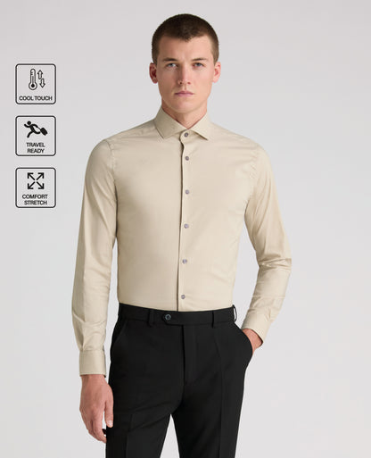Stone Performance Stretch Shirt