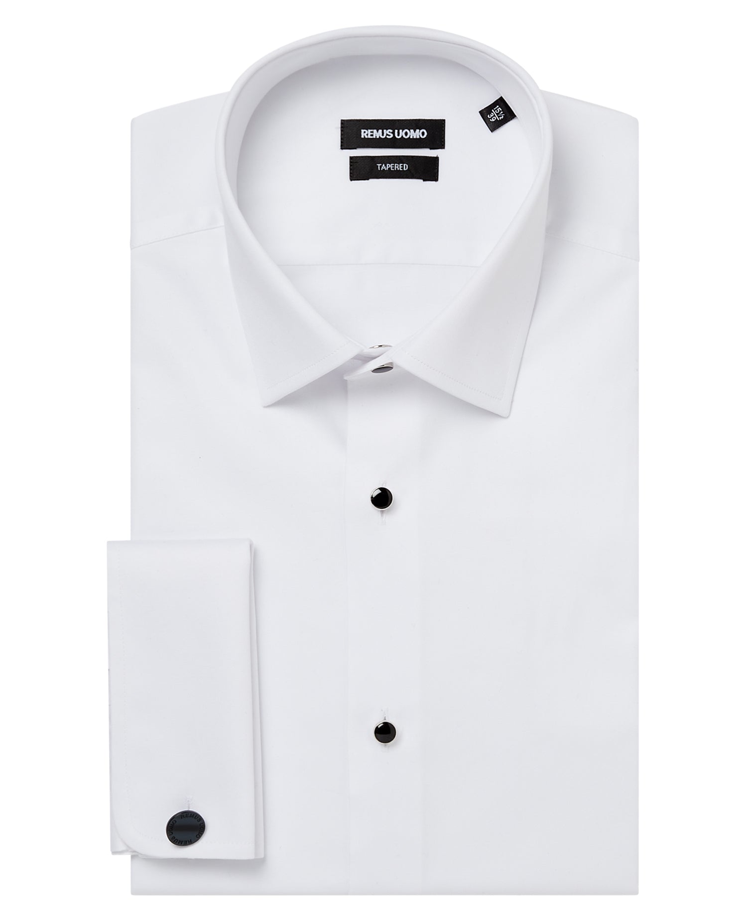 Slim Fit Stud Button Shirt Remus Uomo Slim Fit Stud Button Shirt Remus Uomo
