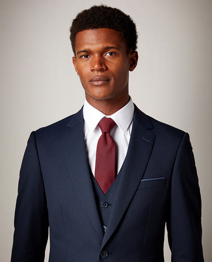Wool-Silk Narrow Tie