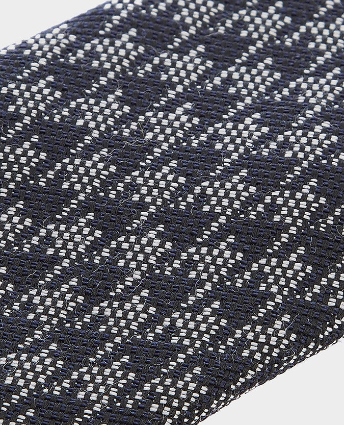 Wool-Silk Houndstooth Tie