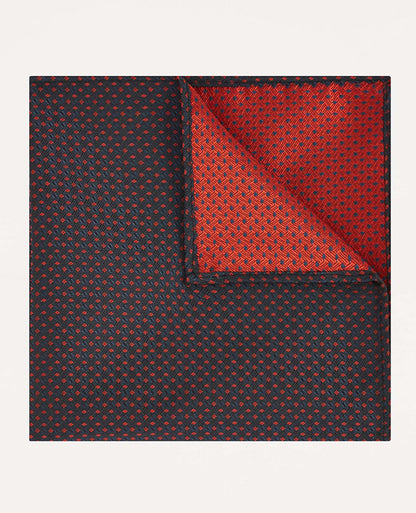red Microfibre Pocket Square