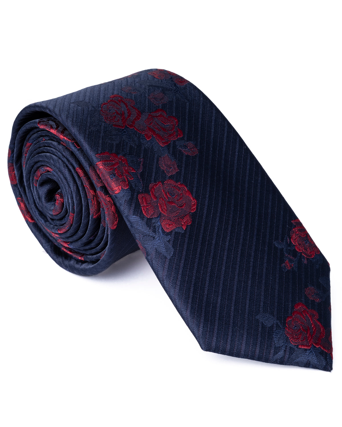 Navy Floral Tie