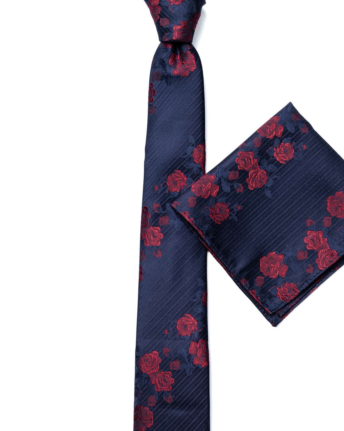Navy Floral Tie