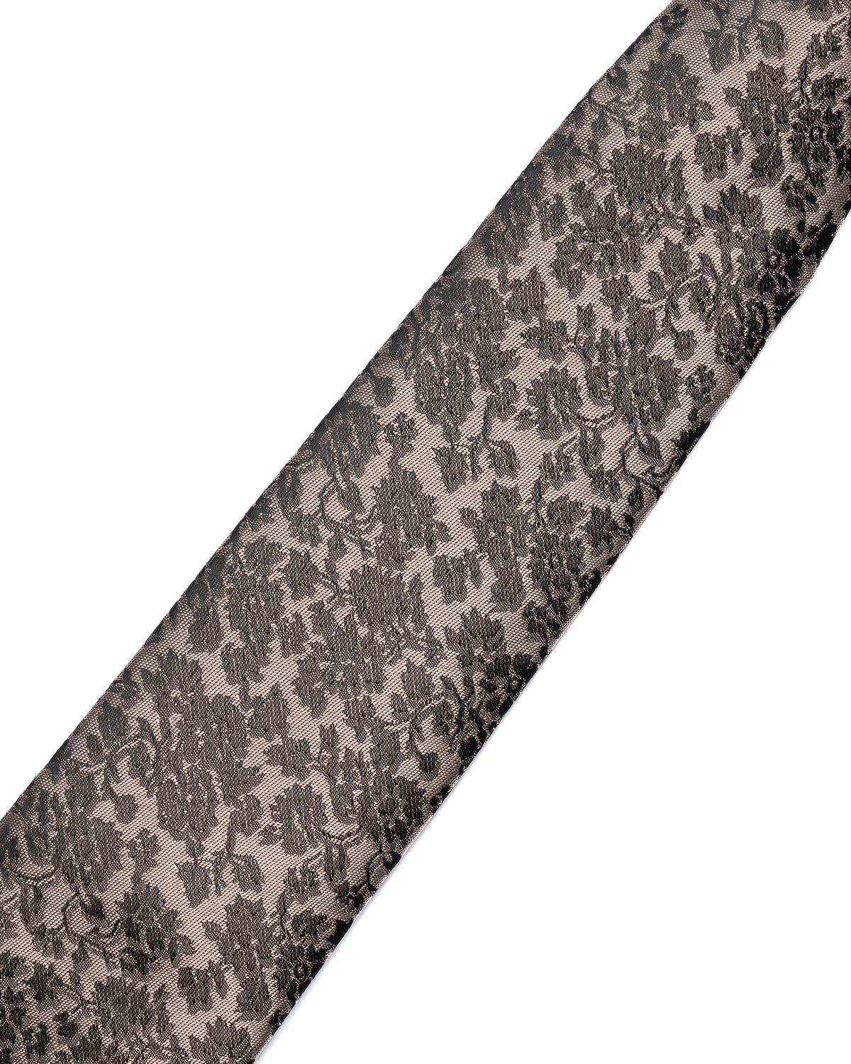Beige Floral Print Tie