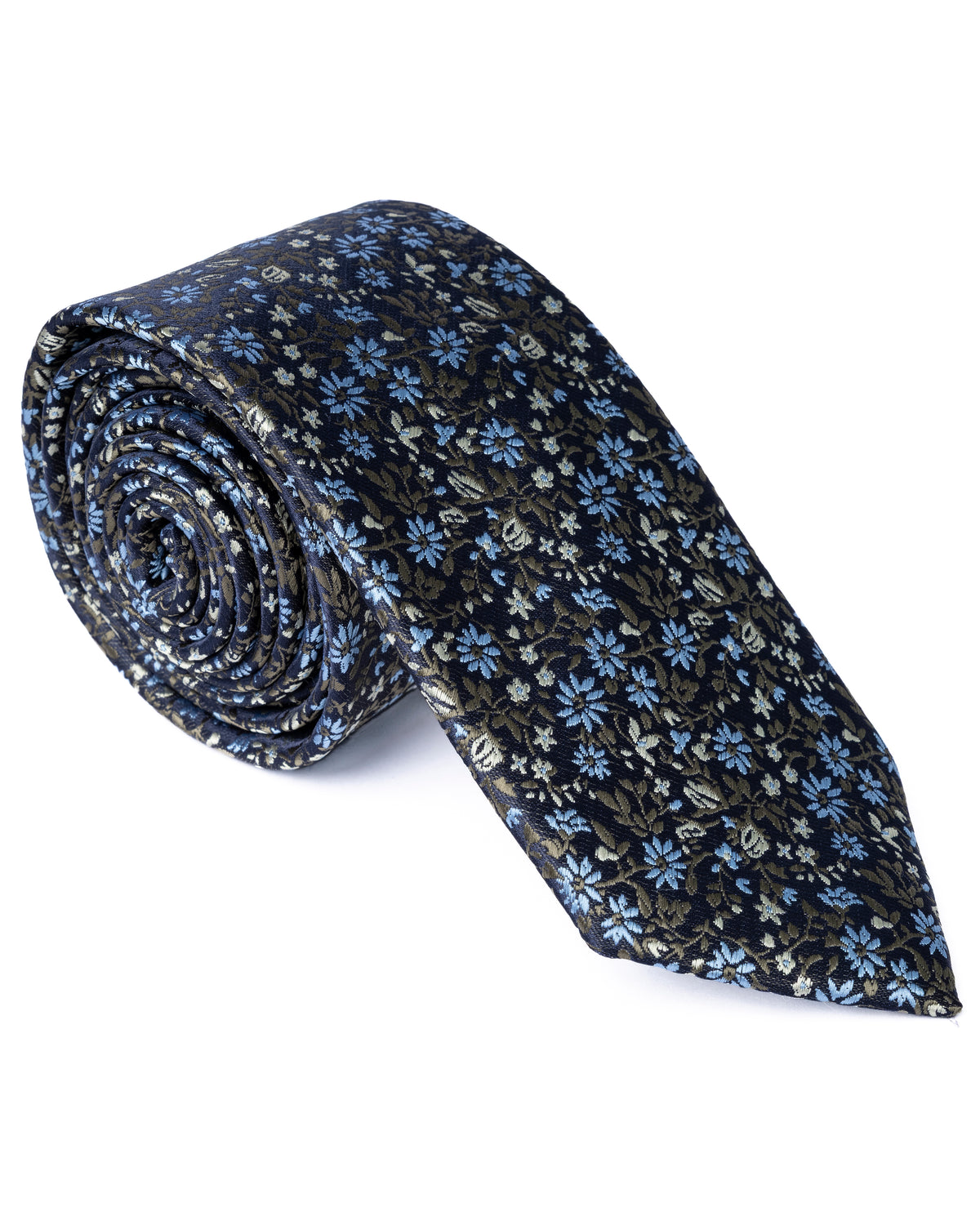 Green Micro Pattern Print Tie