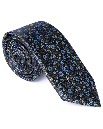 Green Micro Pattern Print Tie
