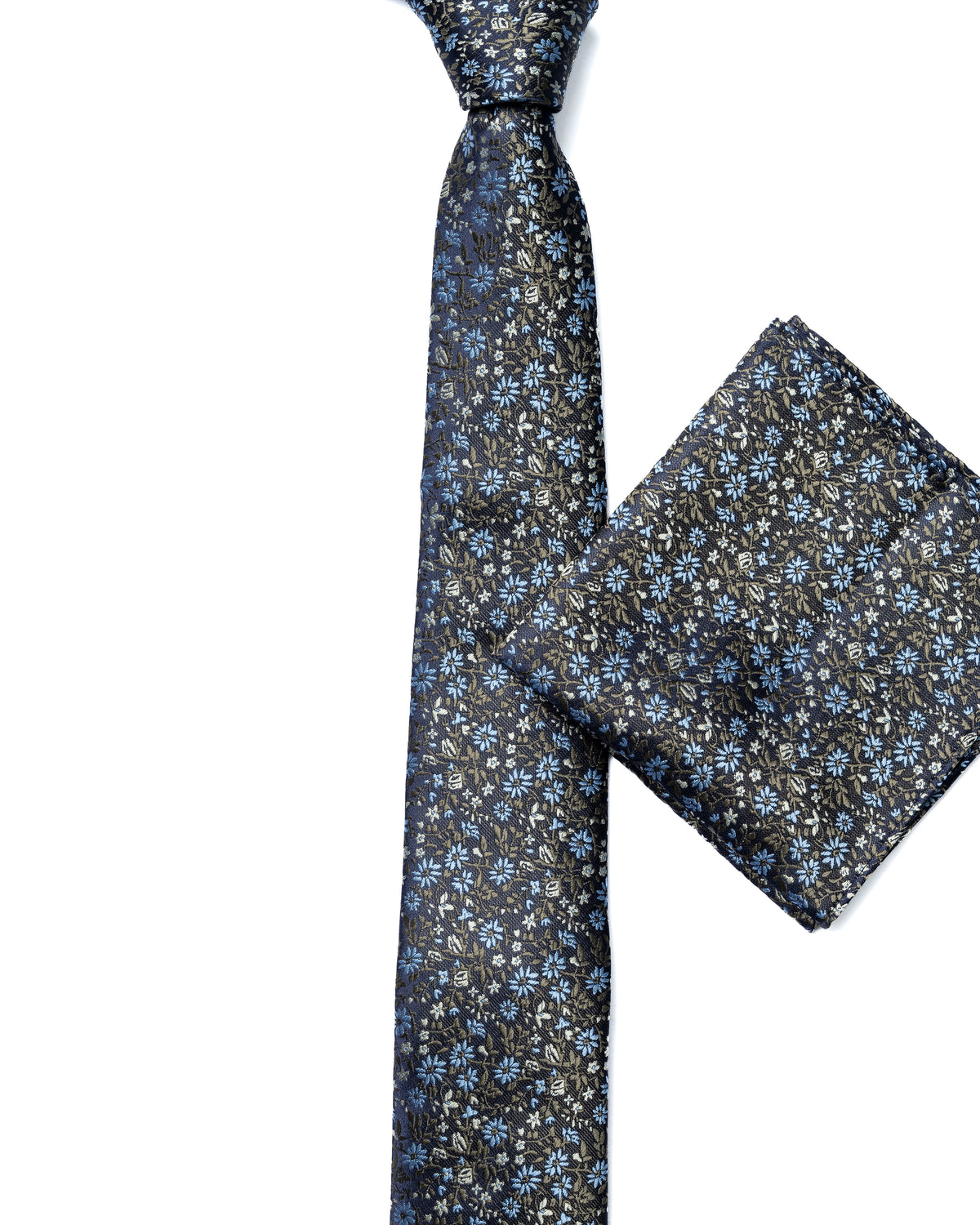 Green Micro Pattern Print Tie