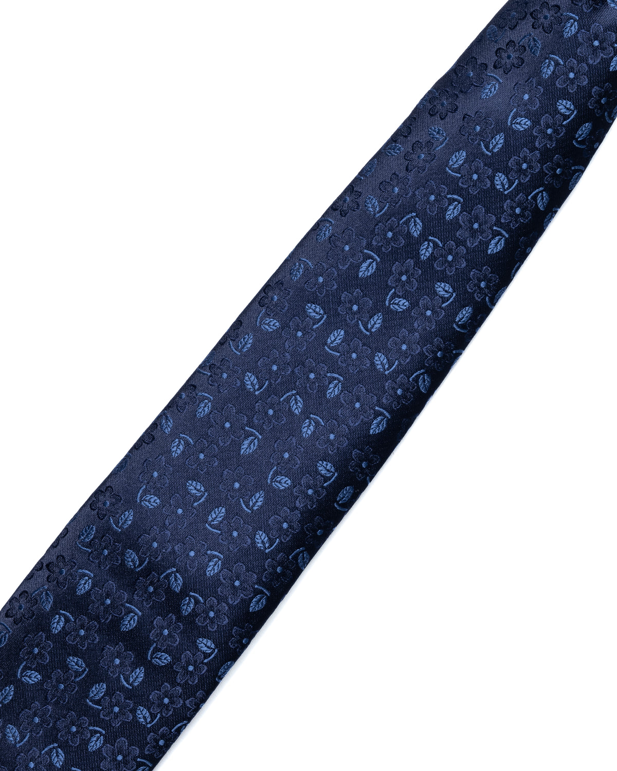 Blue Micro Pattern Print Tie