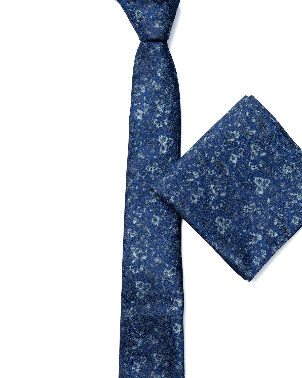 Blue Micro Pattern Tie