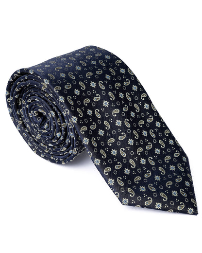 Green Micro Paisley Tie