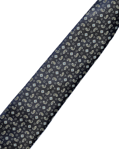 Green Micro Paisley Tie