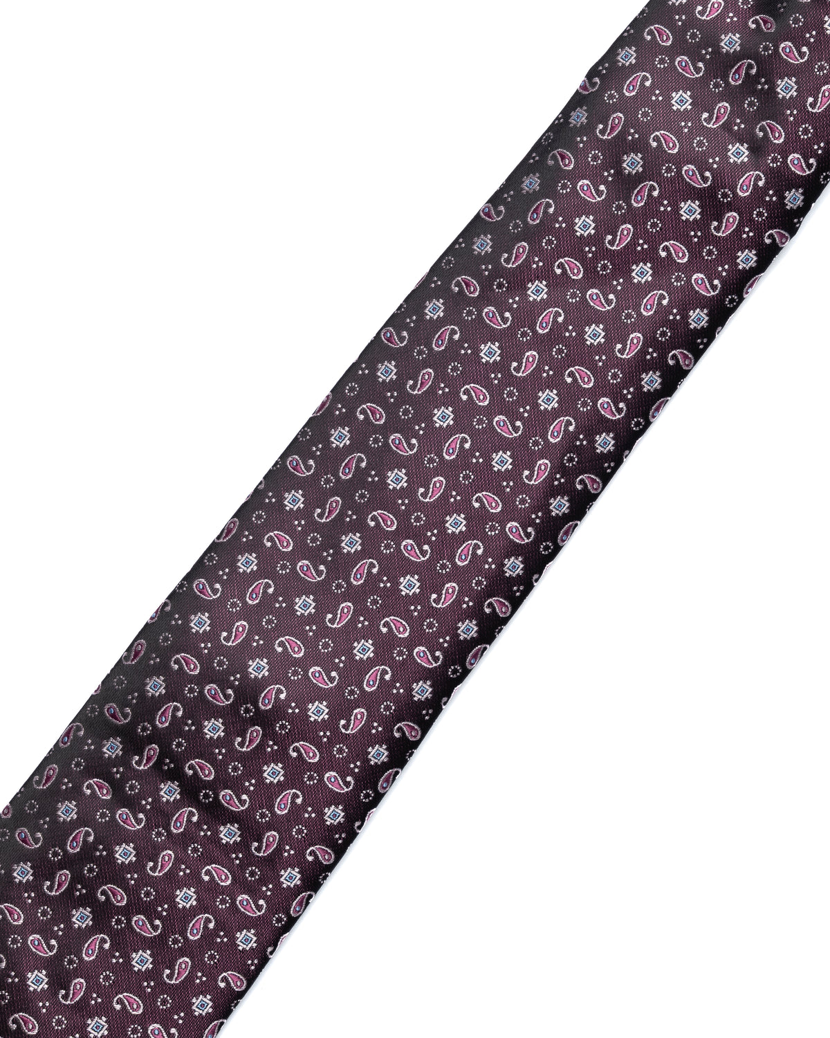 Burgundy Micro Paisley Tie