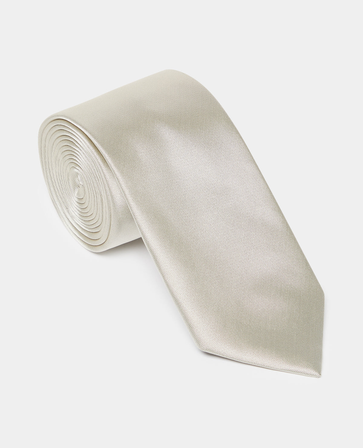 Man wearing a sand Plain Design Tie