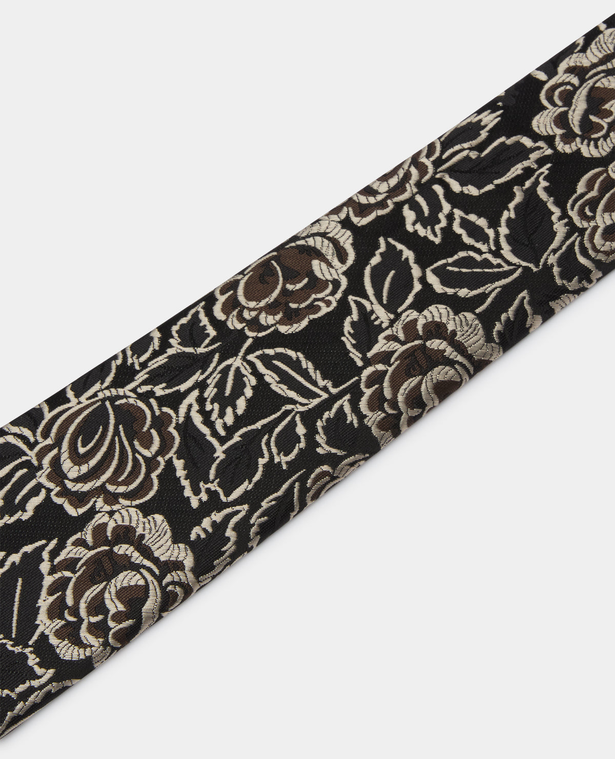 Man wearing a brown Floral Tie