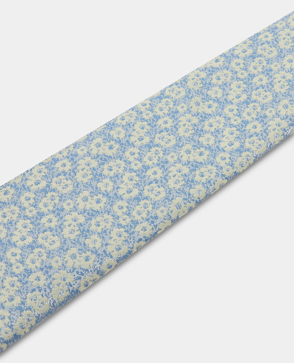 Man wearing a blue Floral Tie