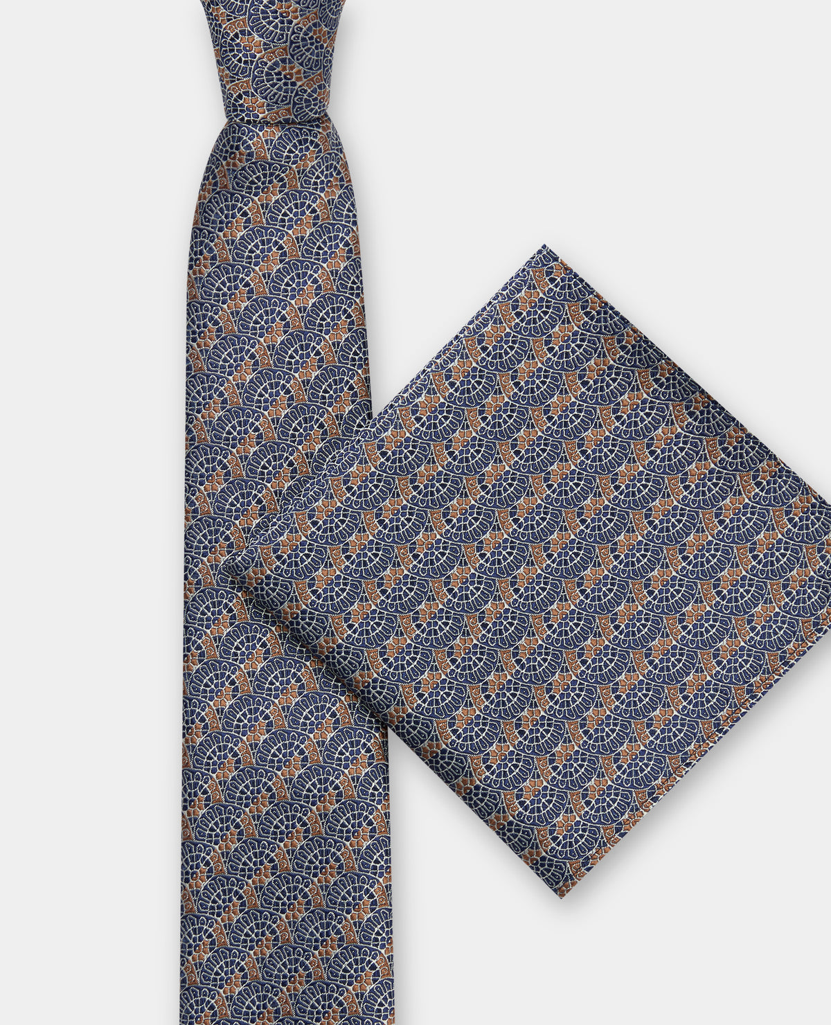 Man wearing a grey Abstract Design Tie
