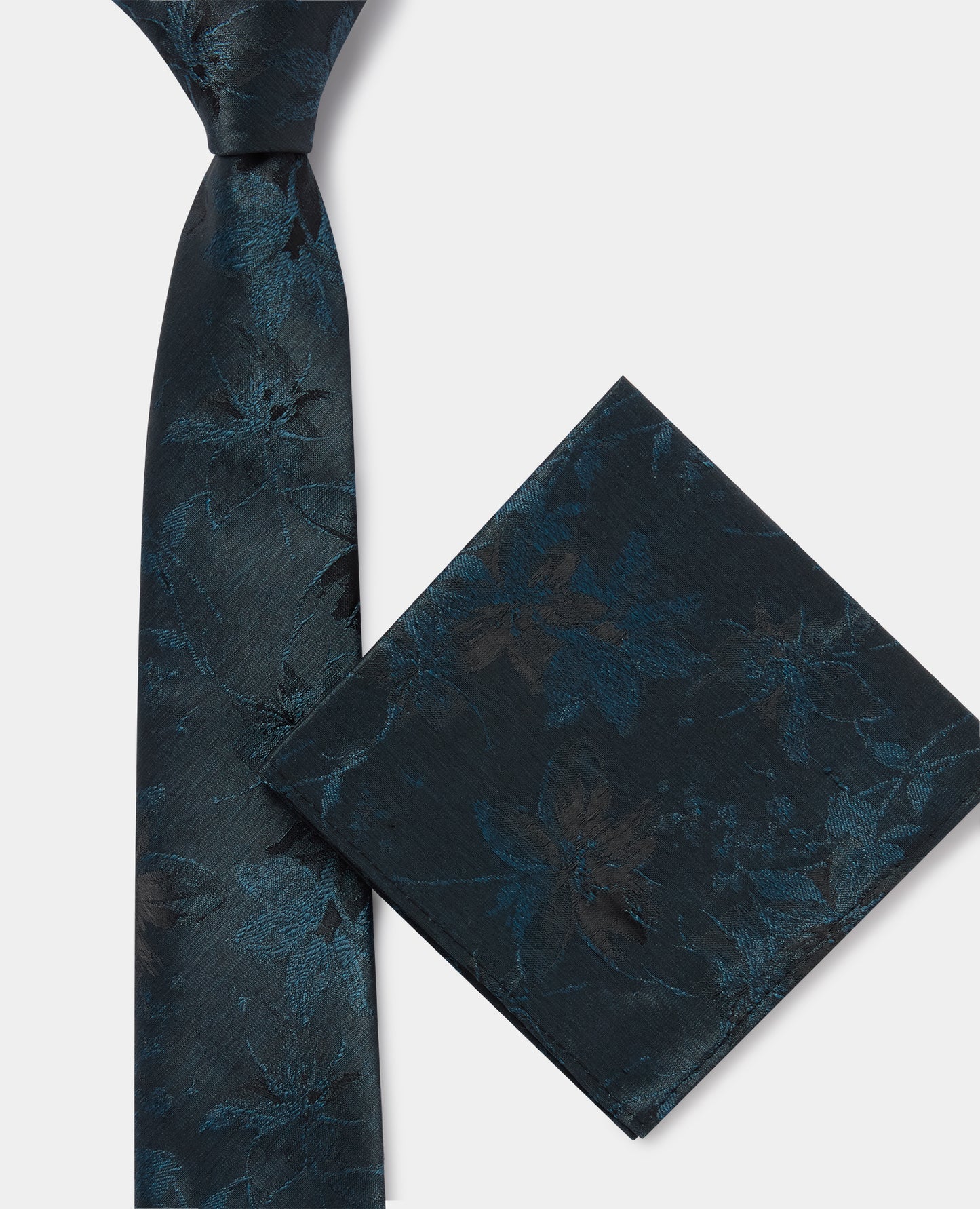 Shaded Floral Print Tie