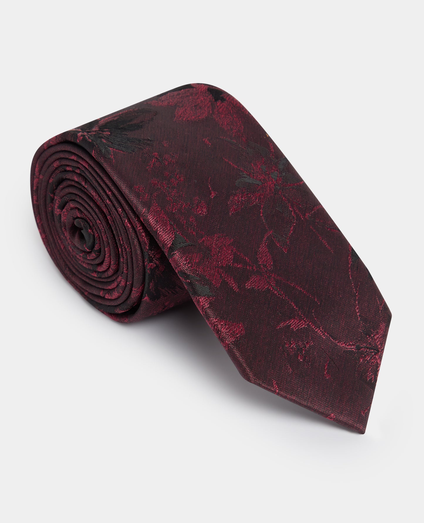 Shaded Floral Print Tie