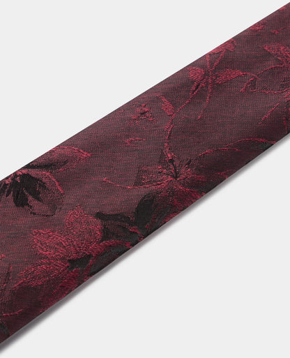 Shaded Floral Print Tie