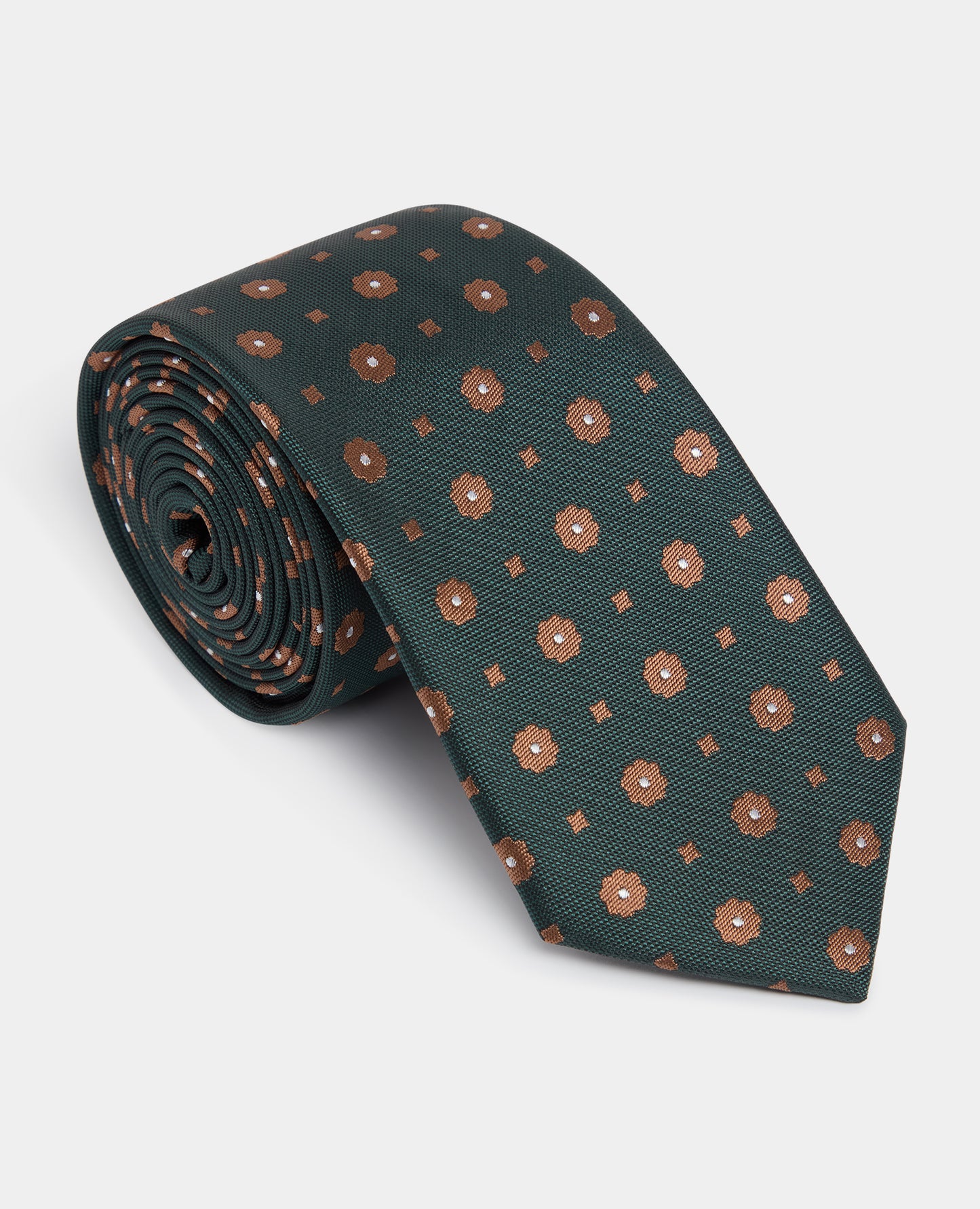 Micro-Pattern Print Tie