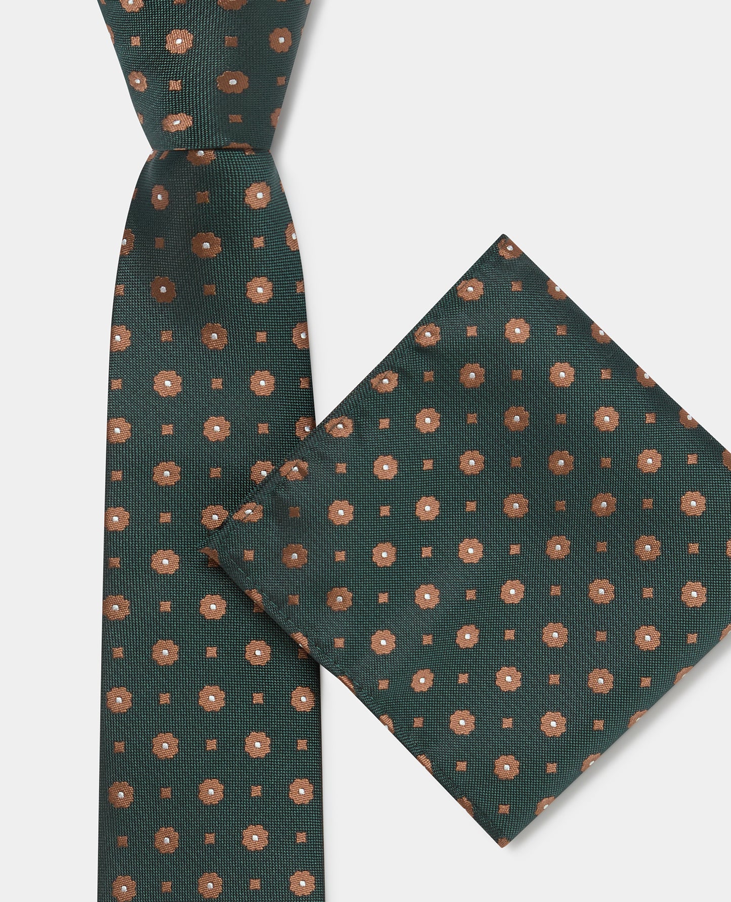 Micro-Pattern Print Tie