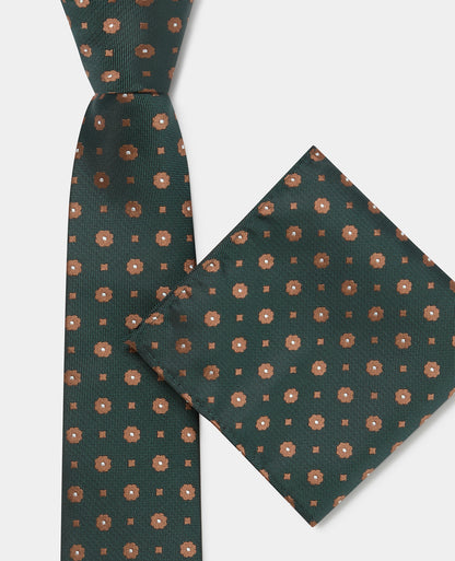 Micro-Pattern Print Tie