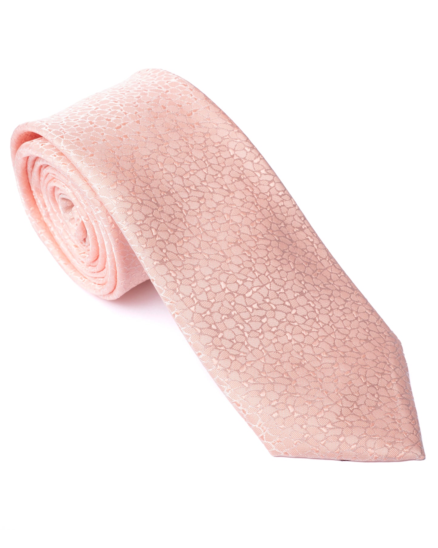 Pink Micro Pattern Print Tie