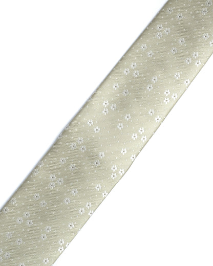 Green Floral Tie