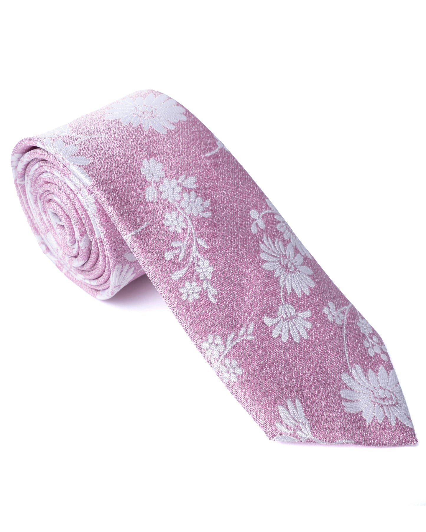 Pink Floral Tie