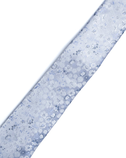 Lilac Floral Print Tie