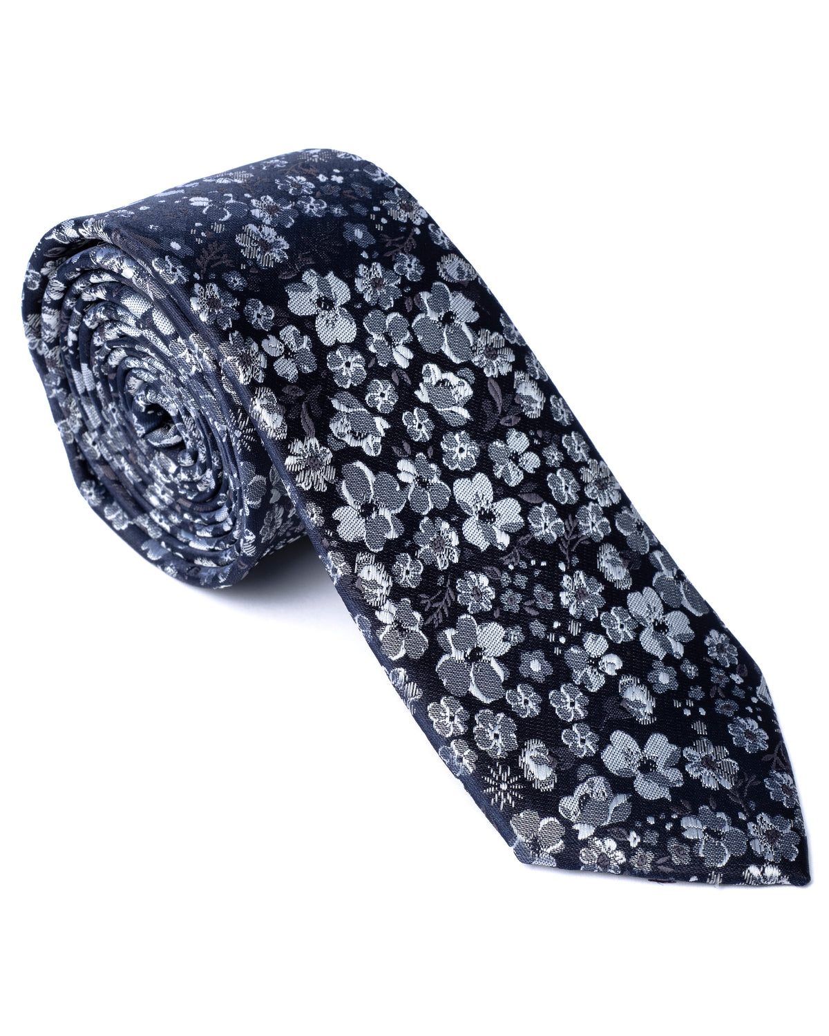 Man wearing a navy tie