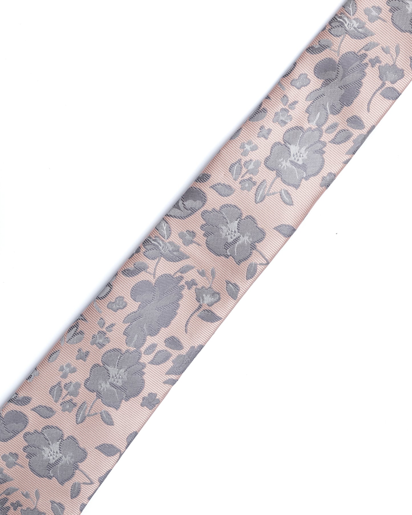 Pink Floral Print Tie