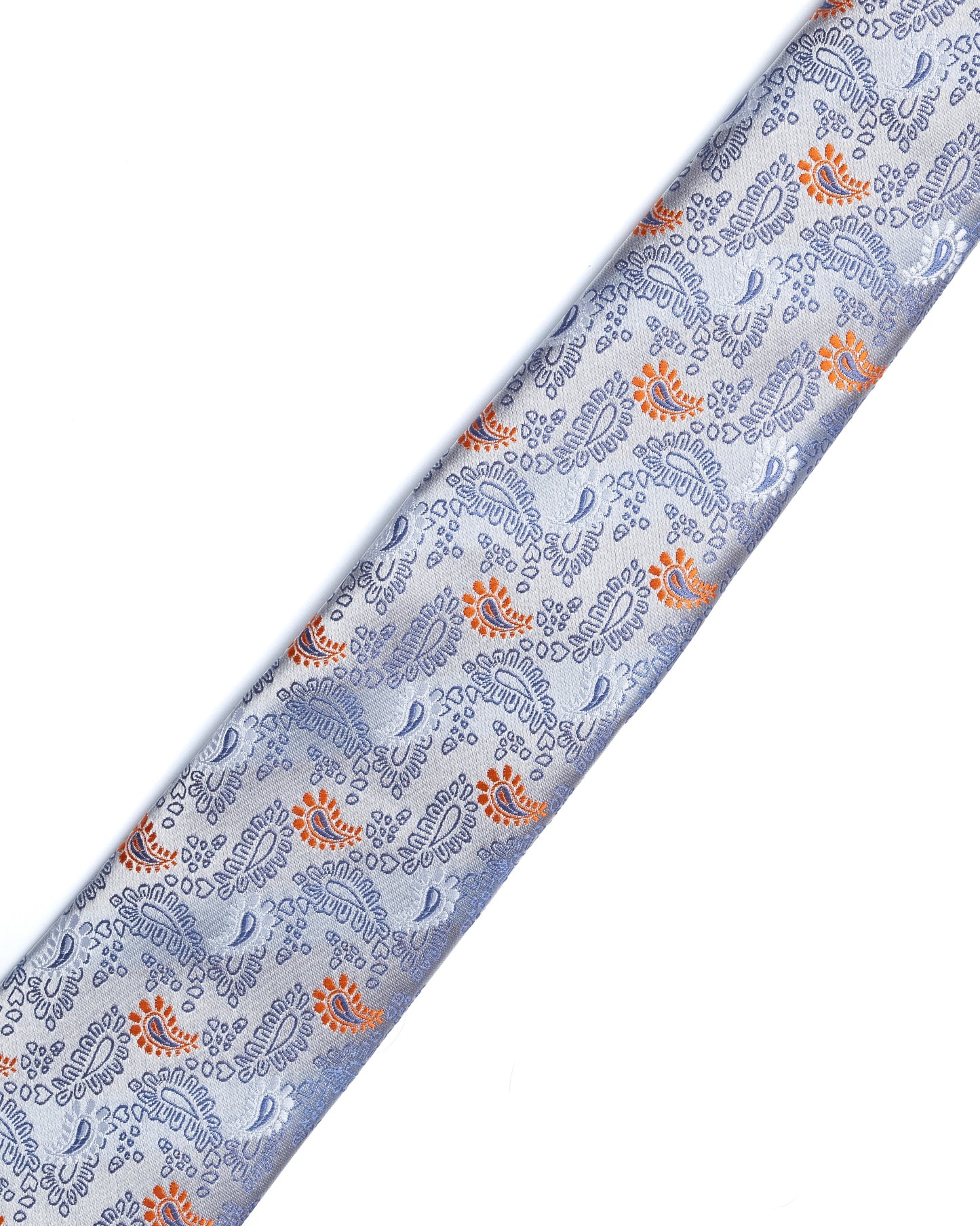 Grey Paisley Tie