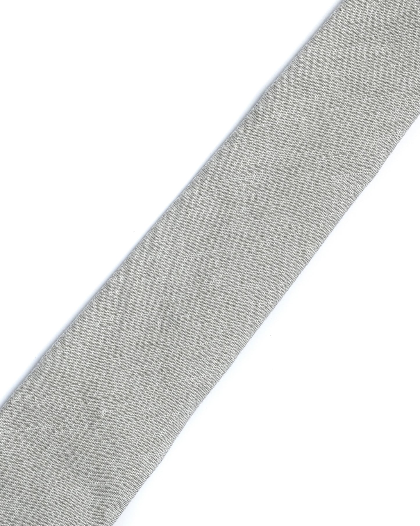 Green Plain Linen Blend Tie