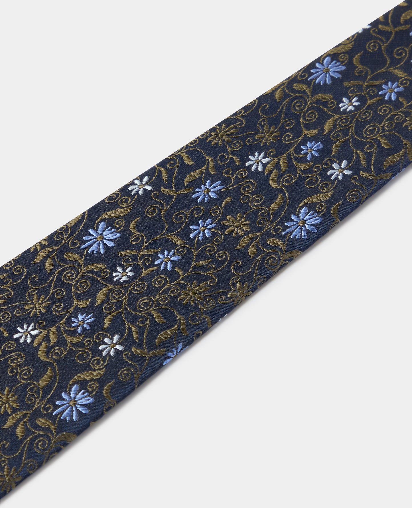 Houndstooth Wool-Blend Tie