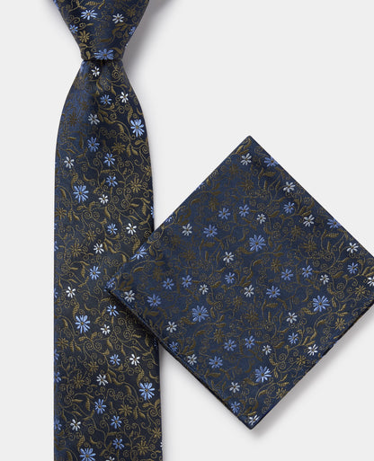 Houndstooth Wool-Blend Tie