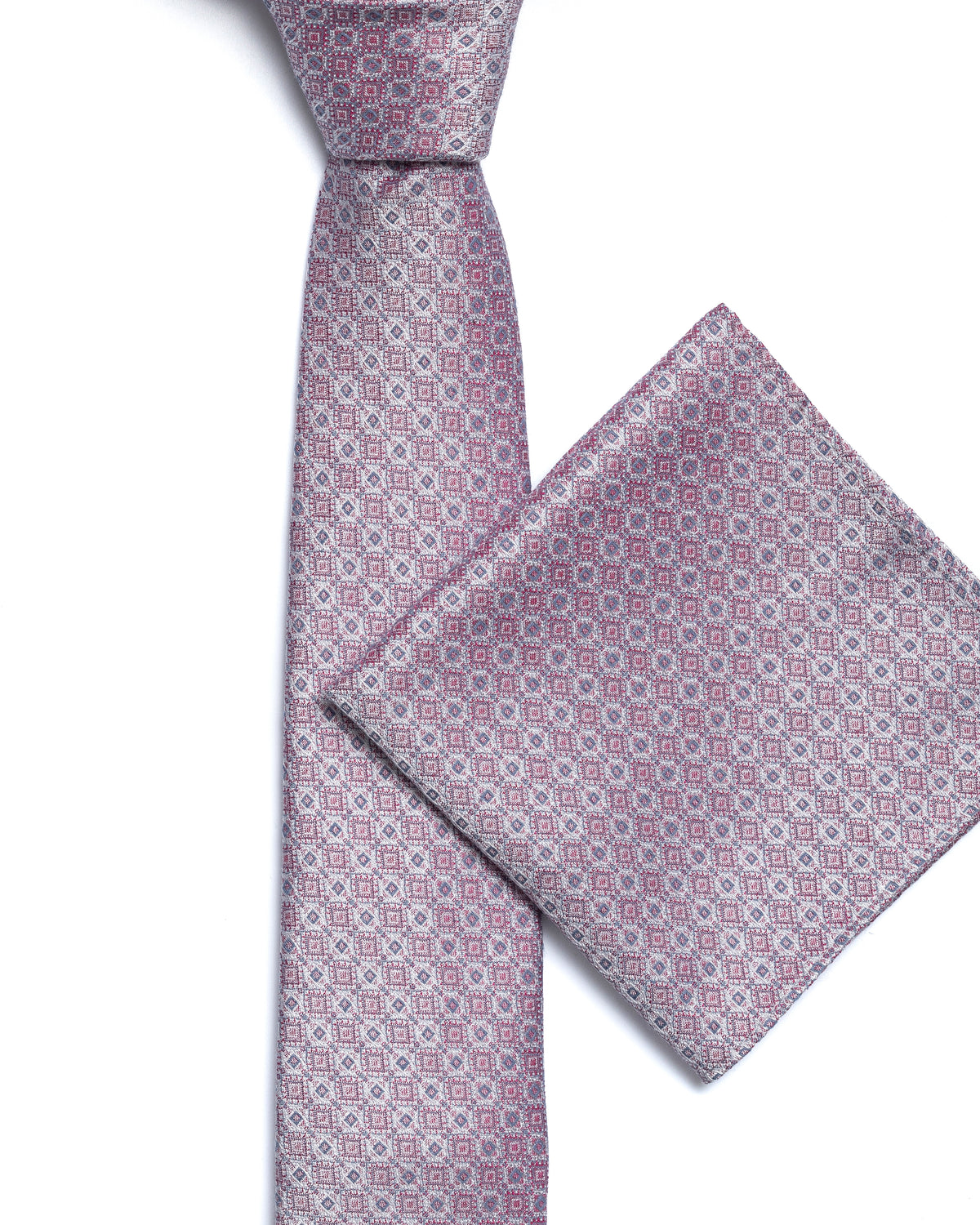 Man wearing a red tie