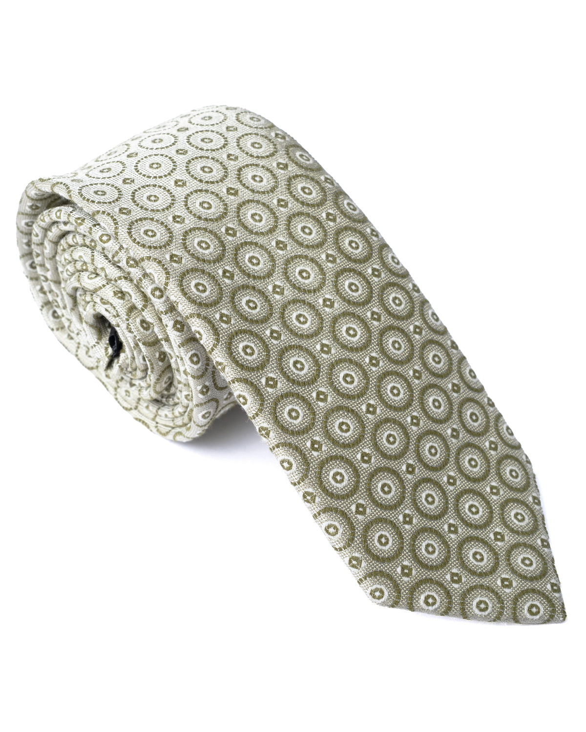Man wearing a green tie