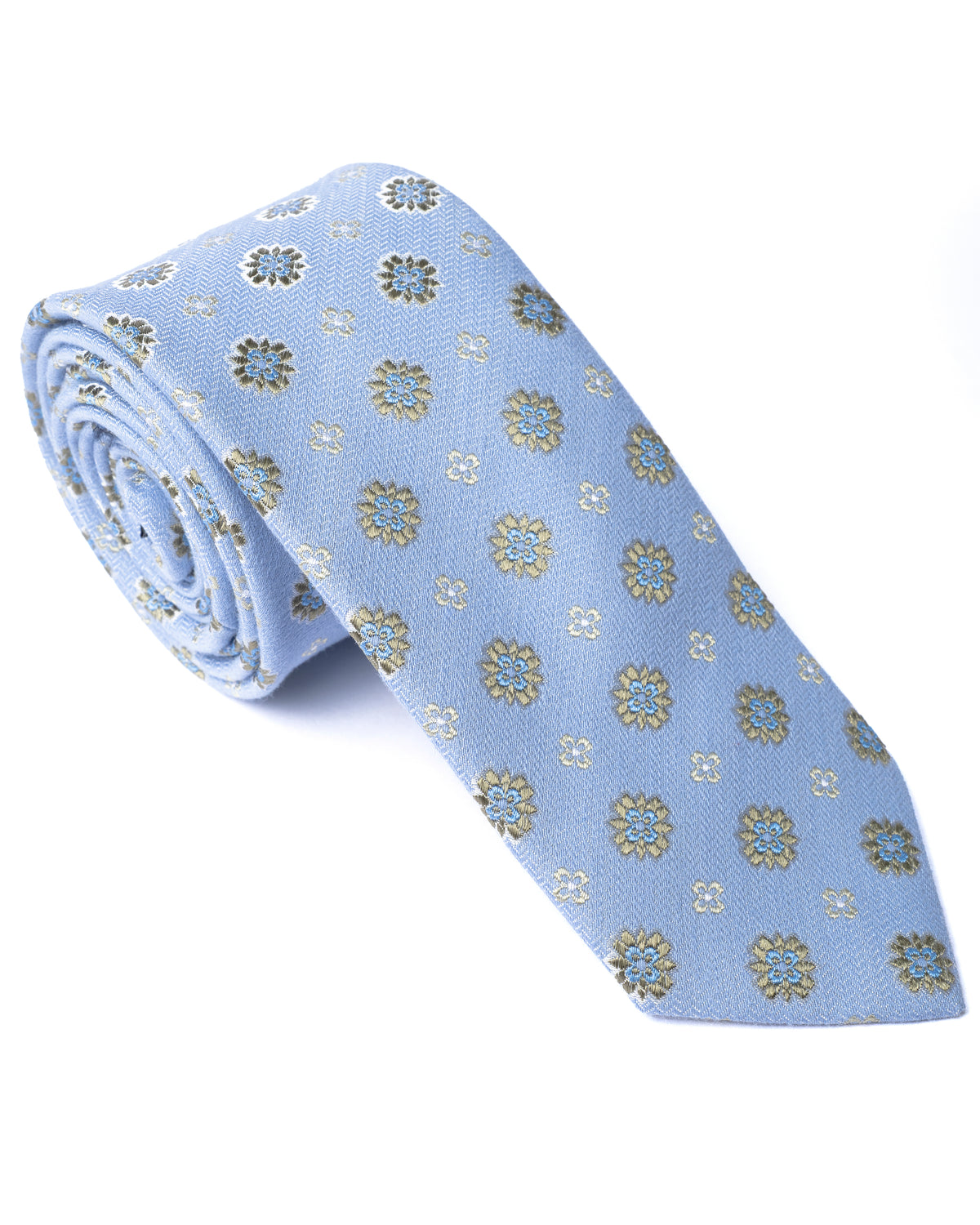 Man wearing a blue tie